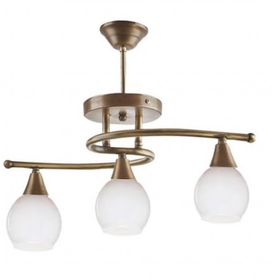 Mylights Opal Camlı Üçlü Tavan Plofonyer Avize