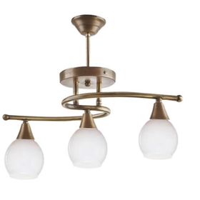 Mylights Opal Camlı Üçlü Tavan Plofonyer Avize