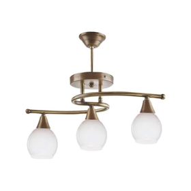 Mylights Opal Camlı Üçlü Tavan Plofonyer Avize