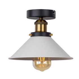 Mylights Retro Rustik Beyaz Plofonyer Tavan Avize