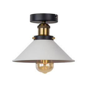 Mylights Retro Rustik Beyaz Plofonyer Tavan Avize