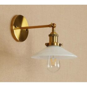 Mylights Retro Rustik Eskitme Gövdde Beyaz Metal Başlık Duvar Mafsalı Harekli Başlık Aplik