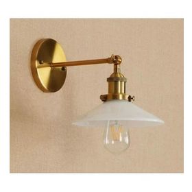 Mylights Retro Rustik Eskitme Gövdde Beyaz Metal Başlık Duvar Mafsalı Harekli Başlık Aplik