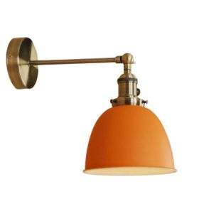 Mylights Retro Rustik Mafsalı Hareketli Duvar Lambası Hareketli Tutuncu Aplik