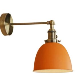 Mylights Retro Rustik Mafsalı Hareketli Duvar Lambası Hareketli Tutuncu Aplik