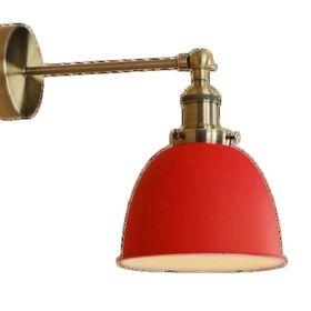 Mylights Retro Rustik Mafsalı Hareketli Kırmızı Duvar Lambası Aplik