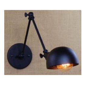 Mylights Retro Rustik Mafsalı Hareketli Vintage Metal Gece Lambası Aplik