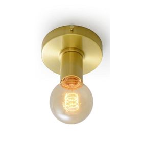 Mylights Retro Rustik Mat Gold Tavan Aplik ve Tavan Armatürü Avize