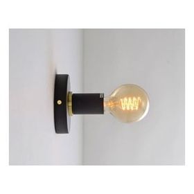 Mylights Retro Rustik Mat Siyah Aplik ve Tavan Avize Plofonyer Avize