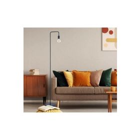 Mylights Retro Rustik Mat Siyah Köşe Lambası Lambader