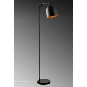Mylights Retro Rustik Mat Siyah Yerden Aydınlatma Köşe Lambası Lambader