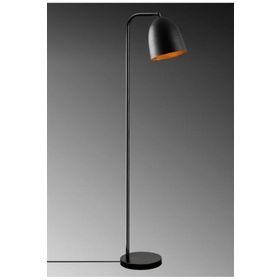 Mylights Retro Rustik Mat Siyah Yerden Aydınlatma Köşe Lambası Lambader