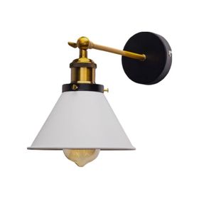 Mylights Retro Rustik Metal Aplik Duvar Lambası Mafsalı Vintage Aplik