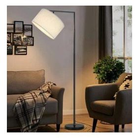 Mylıghts Retro Rustik Modern Krem Kumaş Köşe Lambası Lambader