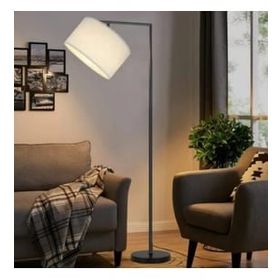 Mylıghts Retro Rustik Modern Krem Kumaş Köşe Lambası Lambader