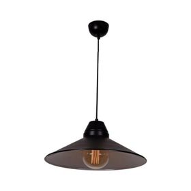 Mylights Retro Rustik Siyah İçi Beyaz Betal Sarkıt Avize