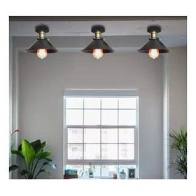 Mylights Retro Rustik Vintage Metal Plofonyer Tavan Avize Tek Fiyatıdır