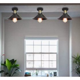 Mylights Retro Rustik Vintage Metal Plofonyer Tavan Avize Tek Fiyatıdır