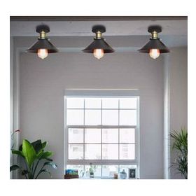 Mylights Retro Rustik Vintage Metal Plofonyer Tavan Avize Tek Fiyatıdır