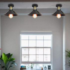 Mylights Retro Rustik Vintage Metal Plofonyer Tavan Avize Tek Fiyatıdır