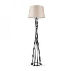 Mylights Retro Siyah Köşe Lambası Lambader