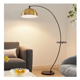 Mylights Retro Vintage Harekli Başlıklık Yerden Aydınlatma Köşe Lambası Lambader