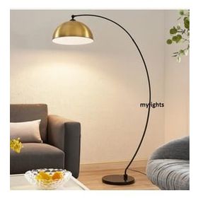 Mylights Retro Vintage Harekli Başlıklık Yerden Aydınlatma Köşe Lambası Lambader