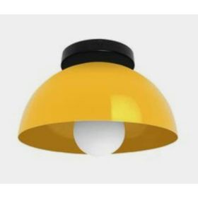 Mylights Sarı 30 cm Modern Spor Plofonyer Tavan Avize