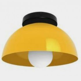 Mylights Sarı 30 cm Modern Spor Plofonyer Tavan Avize