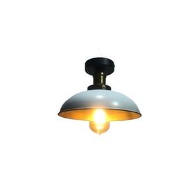 Mylights Siyah İçi Altın Plofonyer Armatür Retro Rustik Tavan Avize