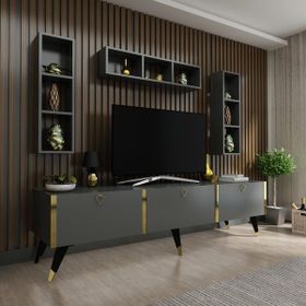 Myniture Festival G3007-4 Antrasit Tv Ünitesi
