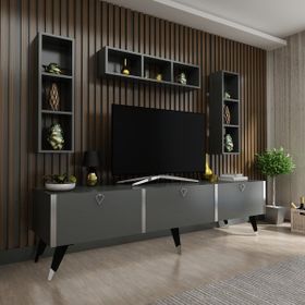 Myniture Festival S3007-4 Antrasit Tv Ünitesi