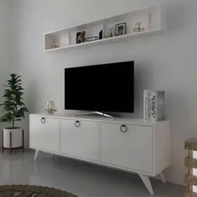 Myniture Home & Living Q3029-1 Kulplu Dolaplı Modern Tv Sehpası