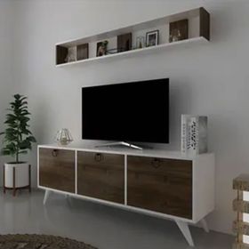 Myniture Home & Living Q3029-5 Kulplu Dolaplı Modern Tv Sehpası