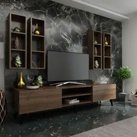 Myniture Home & Living Q3801-2 Ceviz Festival Tv Ünitesi