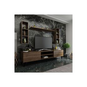 Myniture Home & Living Q3809-2 Ceviz Festival Tv Ünitesi