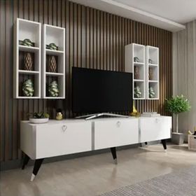 Myniture Home & Living S3002-1 Beyaz Festival Tv Ünitesi