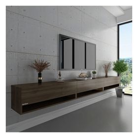 Myniture Home & Living S6103-2 Ceviz Duvara Monte Tv Sehpası