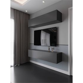 Myniture Home & Living S6203-4 Antrasit Duvara Monte Tv Sehpası