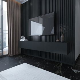 Myniture Home & Living S6204-4 Antrasit Duvara Monte Tv Sehpası