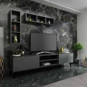 Myniture Q3805-4 Antrasit Festival Tv Ünitesi
