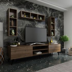 Myniture Q3806-2 Ceviz Festival Tv Ünitesi