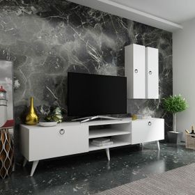 Myniture Q3818-1 Beyaz Festival Tv Ünitesi