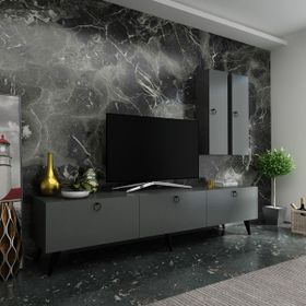 Myniture Q3819-4 Antrasit Festival Tv Ünitesi