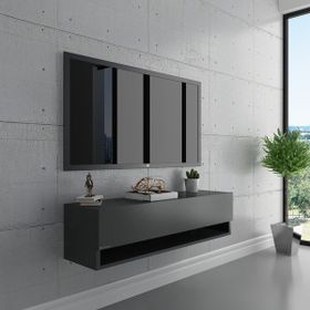 Myniture S6101-4 Antrasit Duvara Monte Tv Sehpası