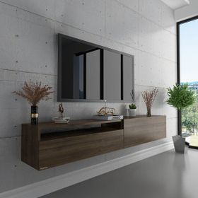 Myniture S6110-2 Ceviz Duvara Monte Tv Sehpası