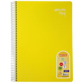 Mynote Flex All 3+1 Seperatörlü A4 160 Yaprak Sarı Defter
