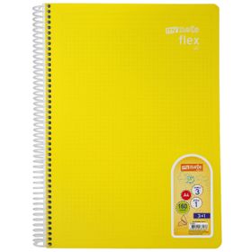 Mynote Flex All 3+1 Seperatörlü A4 160 Yaprak Sarı Defter