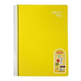 Mynote Flex All 3+1 Seperatörlü A4 160 Yaprak Sarı Defter