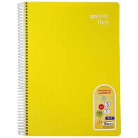 Mynote Flex All 3+1 Seperatörlü A4 160 Yaprak Sarı Defter
